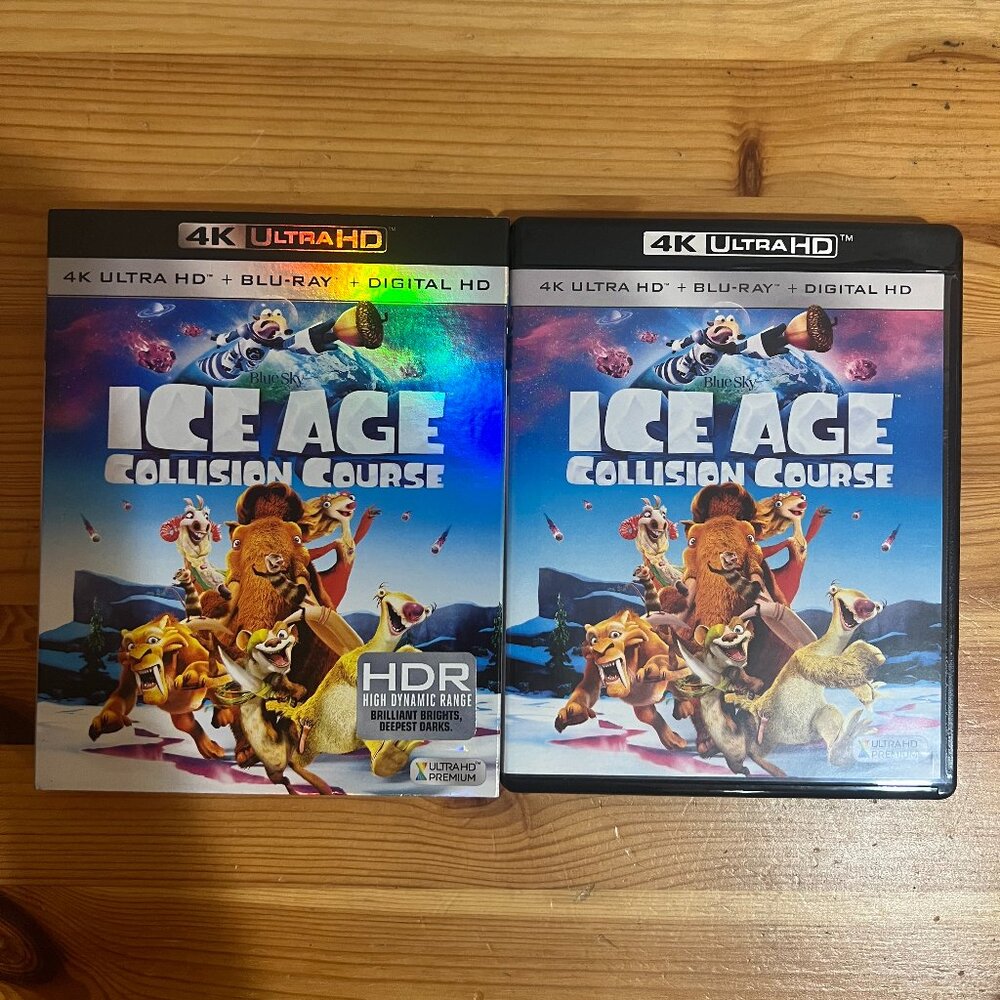 Ice Age: Collision Course OOP Slipcover (4k+ Bluray+Digital) Used Good Condition